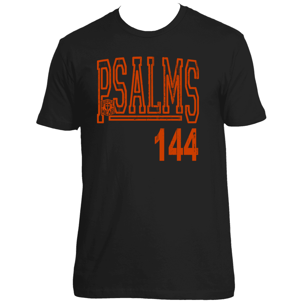 PSALMS 144-BLACK SHIRT DESIGNS