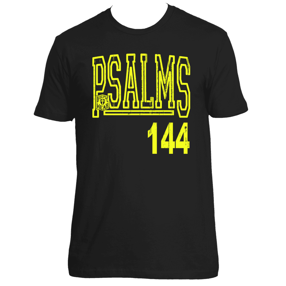 PSALMS 144-BLACK SHIRT DESIGNS