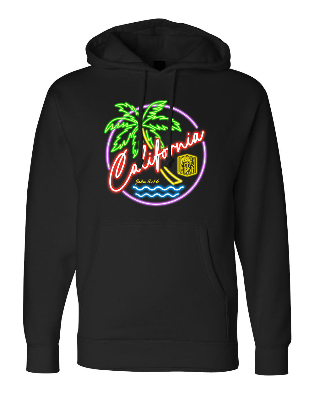 CALIFORNIA NEON HOODIE