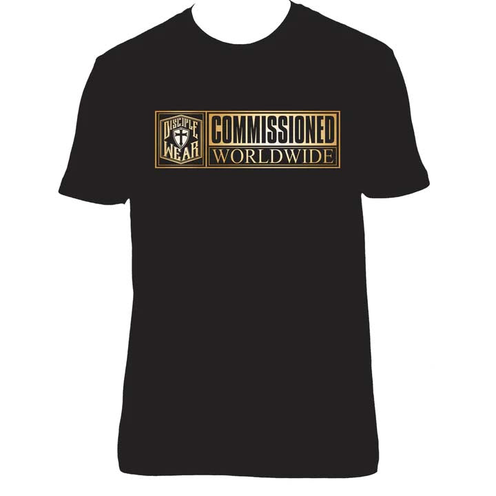 Commissioned Worldwide Header Mens Christian T Shirt