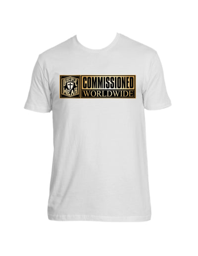 Commissioned Worldwide Header Mens Christian T Shirt