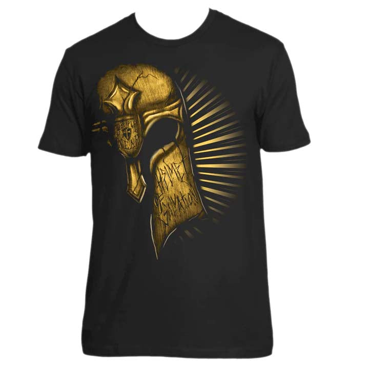 HELMET OF SALVATION Chirstian T Shirt  Front